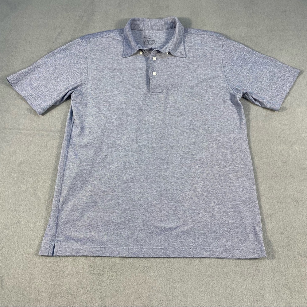 Muji Taiwan Men's Light Blue Short Sleeves Polo Shirt, size L